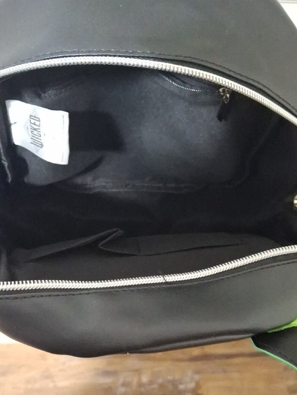 Wicked Defy Gravity Black & Green Mini Backpack - Picture 3 of 7
